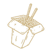 Thaizone thaïzone bouffethaïavecdukick thaïfoodwithakick takeoutbox Sticker