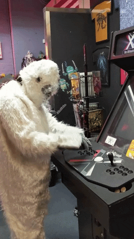 lootcrate giphyupload arcade loser yeti GIF