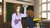 Nervous K-On GIF
