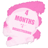 Pink Breastfeeding Sticker by MilkyGoodness