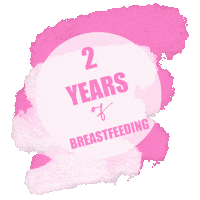 Pink Breastfeeding Sticker by MilkyGoodness