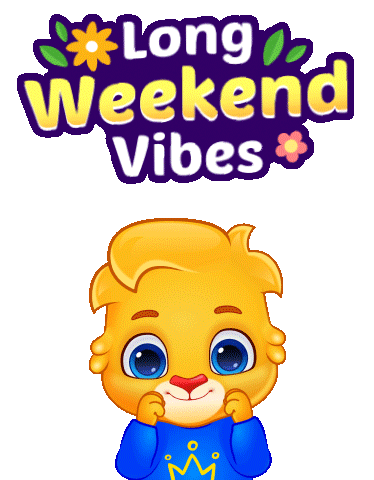 Long Weekend Sticker by Lucas and Friends by RV AppStudios