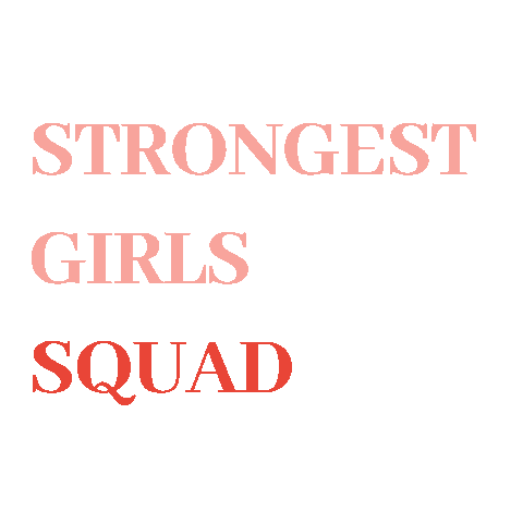 womenstrengthsociety giphyupload wss strong girls girls squad Sticker
