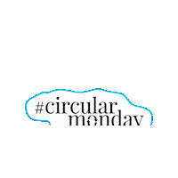 CircularMonday logo eco recycle blackfriday Sticker