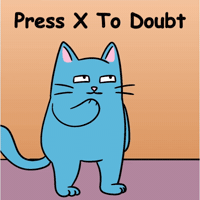 Looking Back Blue Cat GIF