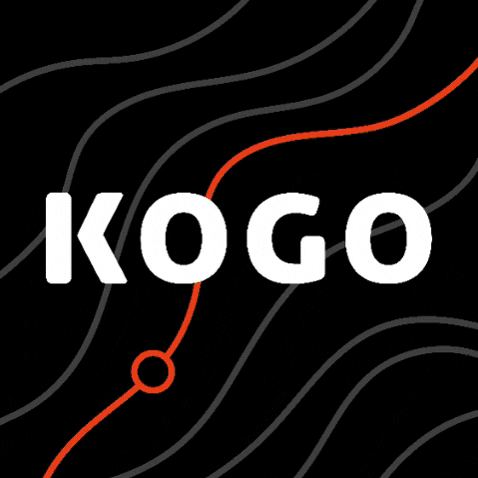 Kogotrips giphygifmaker kogo logo travel rider track GIF