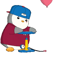 I Love You Heart Sticker by Pudgy Penguins