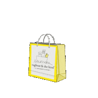 Tugboatandthebird thank you shopping thankyou shoppingbag Sticker
