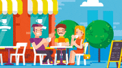 AnchorPoint coffee friends cafe park GIF