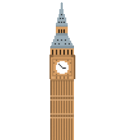 London Time Sticker
