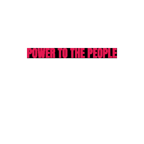 Power To The People Sticker by Ignite National