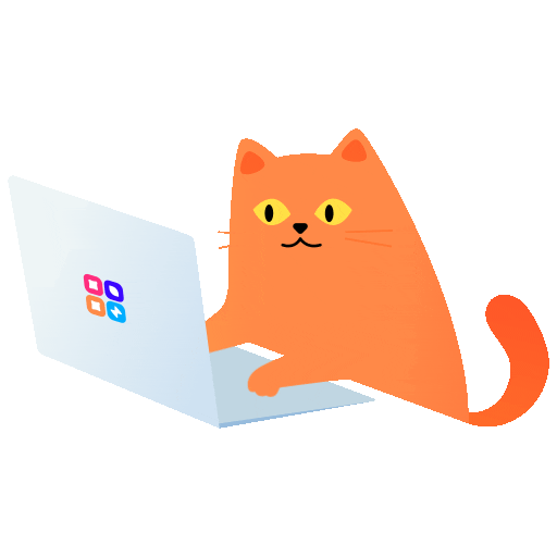 Cat Coding Sticker by SUSHIBOX