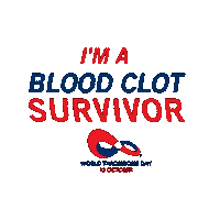 WorldThrombosisDay blood survivor warrior nonprofit Sticker