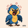 Angry Bird Wtf GIF by Feraz NFT