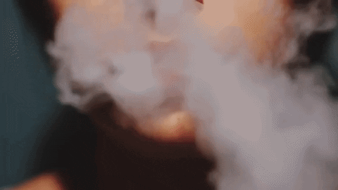 krynowek giphyupload smoke vaping GIF