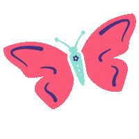 Fly Butterfly Sticker by Flower Burger