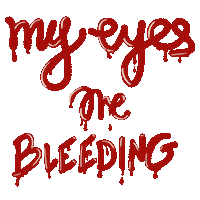 Bleeding No Way Sticker by The Agency PR