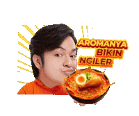Drooling Sedaap Sticker by Wings Corporation