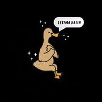 BebekBKB thankyou duck terimakasih bebek GIF