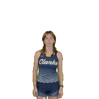 Clarke Athletics Sticker by Clarke University