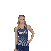 Clarke Athletics Sticker by Clarke University