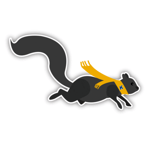 Kent State Squirrel Sticker by Kent State University