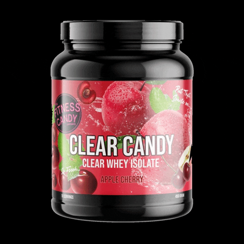 TheFitnessCandyCompany fitness fitness candy clear whey apple cherry GIF