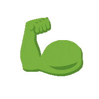 Flexing She Hulk Sticker by Marvel Studios