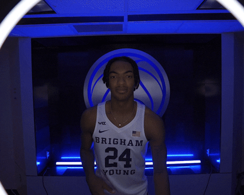Byu Basketball Knight GIF by BYU Cougars