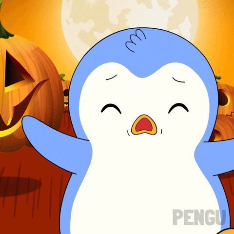Trick Or Treat Halloween GIF by Pudgy Penguins