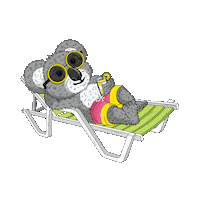 Summer Koala Sticker