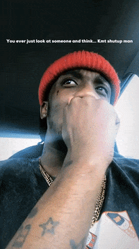 Thinking Shut Up GIF by Levelle London