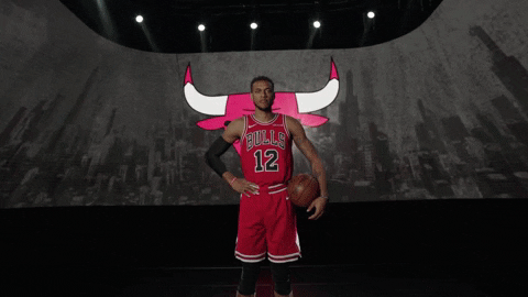 Daniel Gafford Sport GIF by Chicago Bulls
