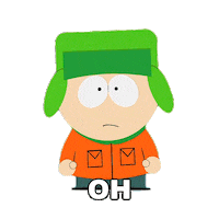 Surprised Kyle Broflovski Sticker by South Park