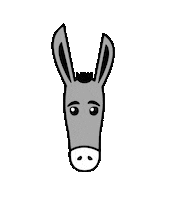 VillaDonkey_Switzerland happy schweiz donkey villa Sticker