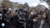 paris attacks hug GIF