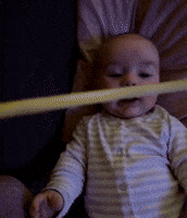 Baby Has Hilarious Reaction to Frozen Celery
