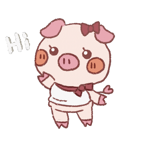 shaogirl_nana giphyupload pig piggy pinkpig Sticker