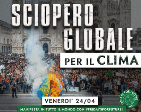 FridaysForFutureItalia giphygifmaker climate strike 2404 fridaysforfutureitalia GIF