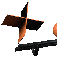 3d orange Sticker by Element Talks