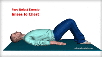 knees to chest pars defect exercise GIF by ePainAssist