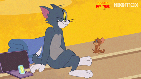 Chilling Tom And Jerry GIF by HBO Max