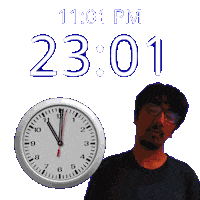 11 Pm Sticker