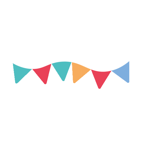 brisstyle party celebrate birthday flags Sticker