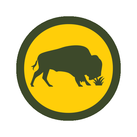 Buffalo Sticker by Bison Botanics