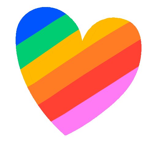 Gay Pride Love Sticker by Muchable