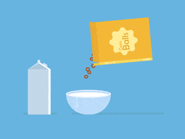 framesequence food eat breakfast milk GIF