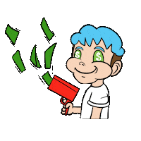 Money Cash Sticker