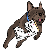 happy dog Sticker by Ivo Adventures
