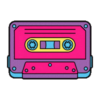 Floating Old School Sticker